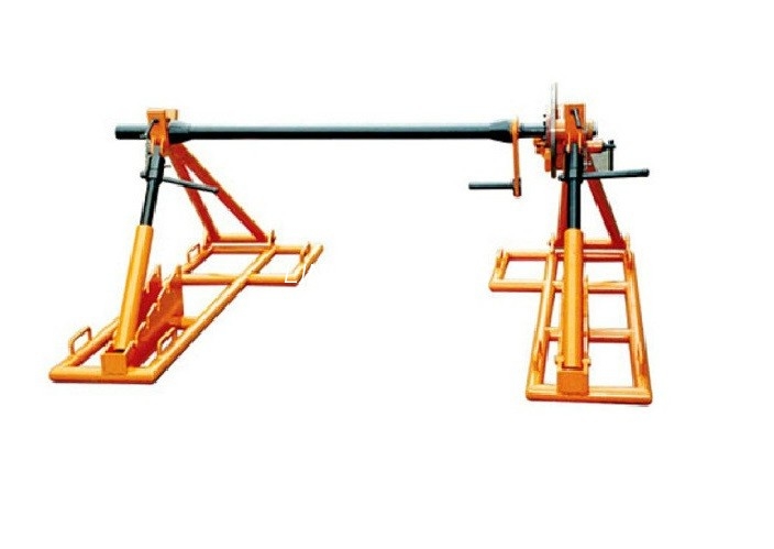 Ligne ficelant les vérins de levage de tambour de câble, cric du câble 7T hydraulique avec le moteur