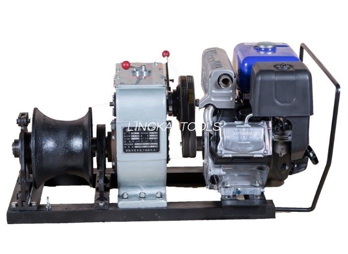 Extracteur de treuil de câble d'essence avec moteur Honda/YAMAHA pour la construction électrique