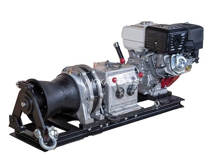 Treuil rapide de câble métallique de vitesse de catégories de l'extracteur quatre de treuil de câble d'arrangement de Polonais de 5 tonnes