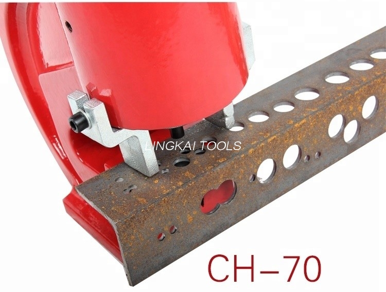 Le câble souterrain de la Force 35T usine les outils de fabrication de trous de poinçon de barre omnibus hydraulique CH-70