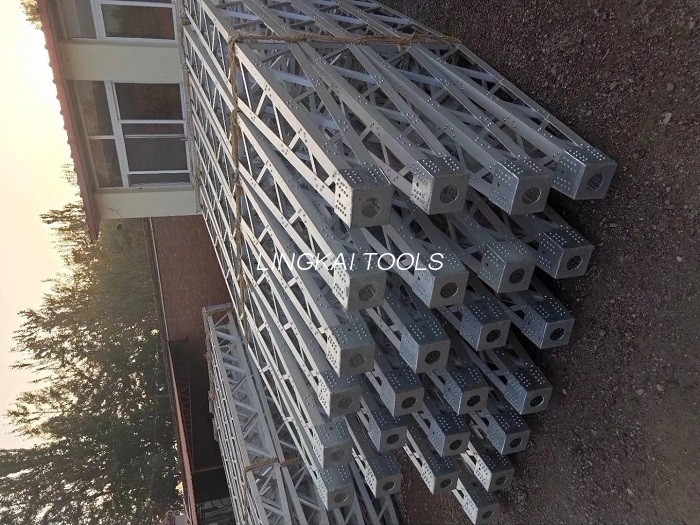 Plate-forme de travail de style de cadre d'alliage d'aluminium d'outils de construction de tour de fils aériens de la CE d'OIN