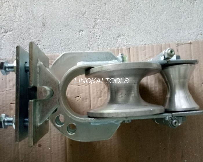 Câble en aluminium de poulie tirant la poulie SHCS-2 20KN trois but ficelant le bloc