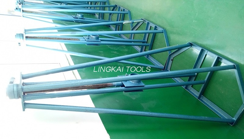 Outils de traction de câble électrique 30 KN, supports de cric réglables à vis, cric de tambour de câble mécanique