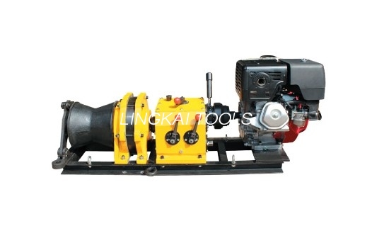 Extracteur rapide de treuil de câble de transmission d'entraînement d'arbre avec le moteur d'essence Honda GX390 13HP