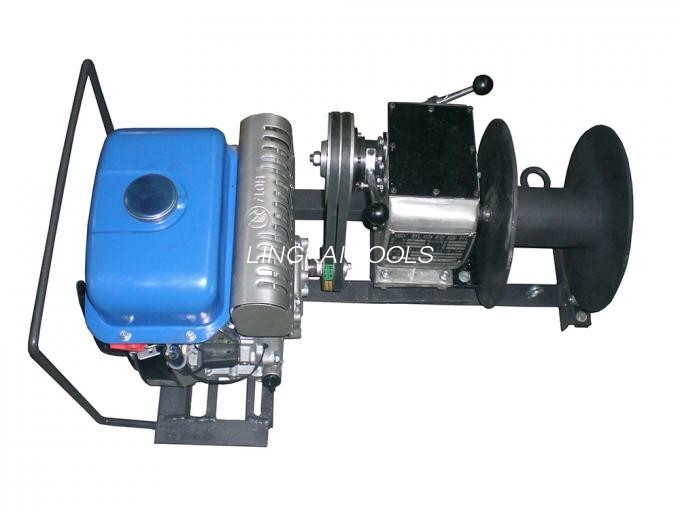 Extracteur alimenté au gaz de treuil de câble de treuil type portatif de capacité de 1 tonne 15m/vitesse rapide minimum