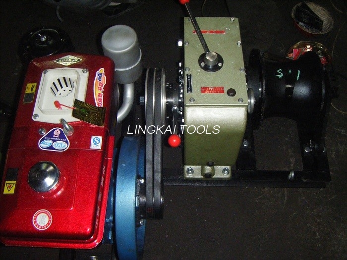 extracteur de câble électrique 4.41kw avec la certification d'OIN du moteur diesel 6.6hp 168kg
