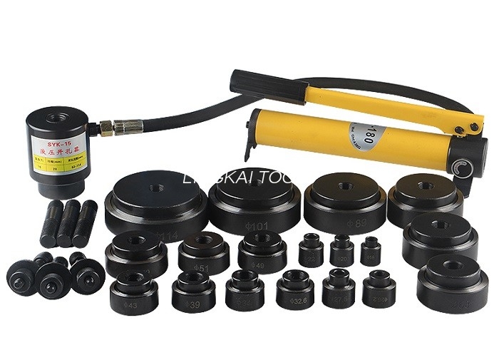 Course hydraulique 25mm du conducteur 100KN de poinçon modèle SYK-8 pour l'acier doux