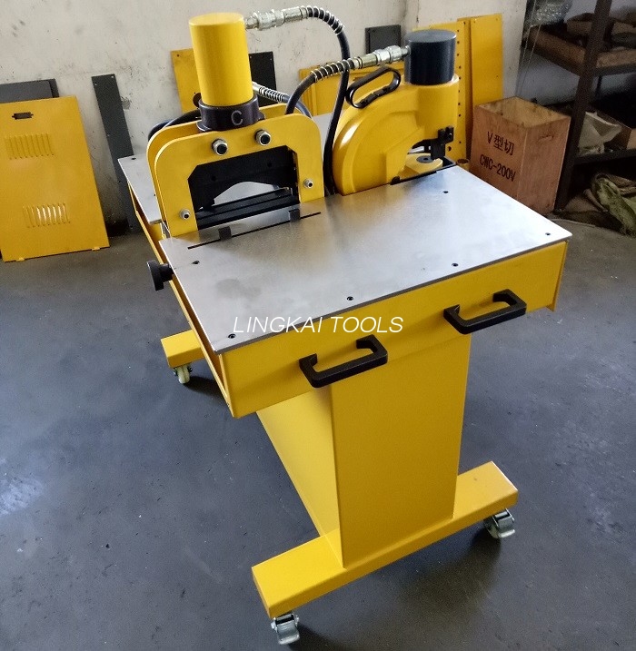 processeur hydraulique de barre omnibus d'outil de sertissage de 220V 50HZ pour couper le recourbement de poinçon