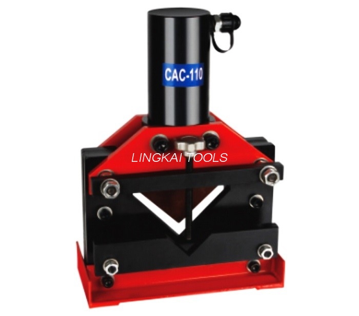 Taille en acier hydraulique du coupeur 405mm d'angle de force de coupe 250KN 75 * 75 * 6mm
