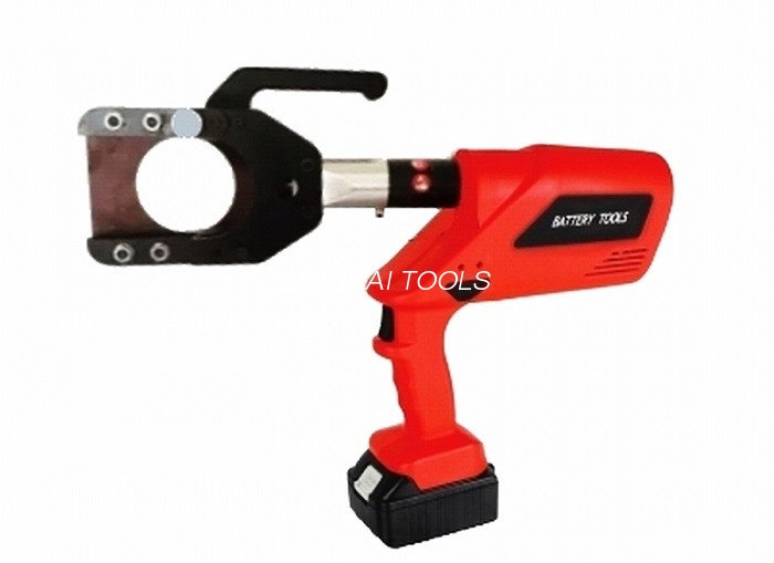 Coupeur de câble hydraulique motorisé, coupeur de câble à piles pour couper le câble maximum de 85mm