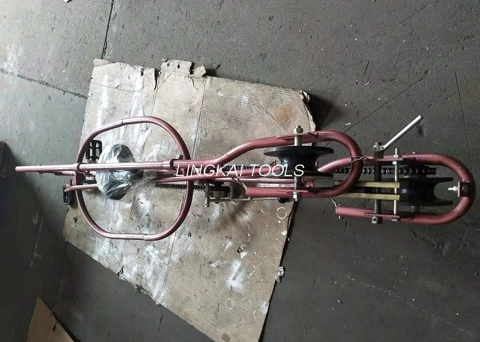 Type ligne de bicyclette ligne de transmission ficelant les outils ligne simple chariot pour l'inspection