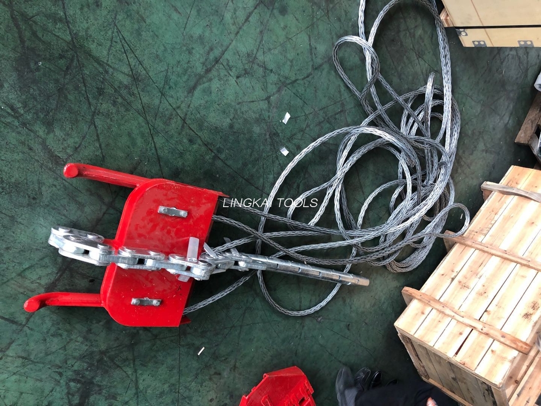Type d'équilibre marchepieds courants de conducteurs du paquet 130kn quatre pour la ligne de ficelle aérienne