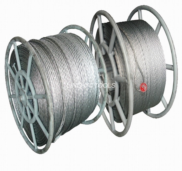 câble métallique en acier anti-torsion de 16mm pour deux conducteurs empaquetés ficelant les outils de ligne aérienne