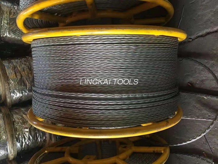 câble d'acier d'anti torsion de 22mm pour quatre conducteurs empaquetés ficelant