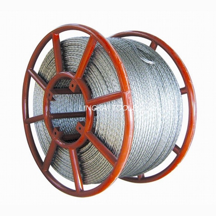 corde de fil d'acier tressée anti-torsion de 26mm pour ficeler la ligne de transmission de 800 kilovolts