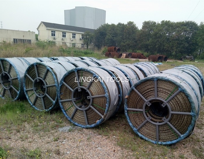 Corde en acier tressée anti-torsion de 8 brins pour tirer le conducteur ou le câble à fibre optique