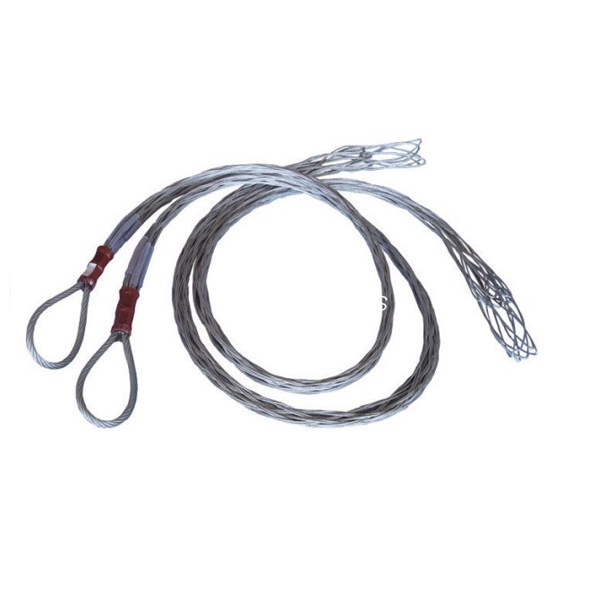Outils de construction de lignes électriques un type principal joints temporaires de chaussette de maille de câble métallique